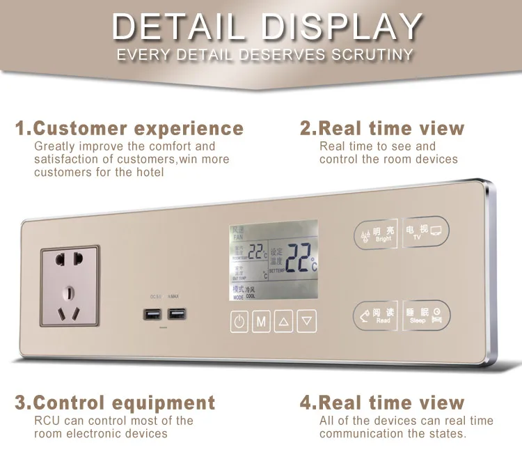 Wireless switch wi-fi visual intercon smart home automation control system - ANKUX.COM