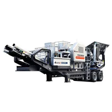 High performance river stone crushing mobile plant for construction