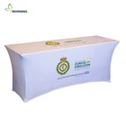 Print 260gsm fitted knitted adverting polyester table cover