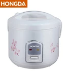 2019 NEW white outer shell with printing flowers India market 1.8L Electric Rice cooker
