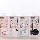 Colorful Cartoon New Luxury Super Bass Earphone Silicone Cover Foam Earbud With Mic