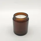 Pleasant Aroma Tall Scented Glass Scented Candle Soy Wax