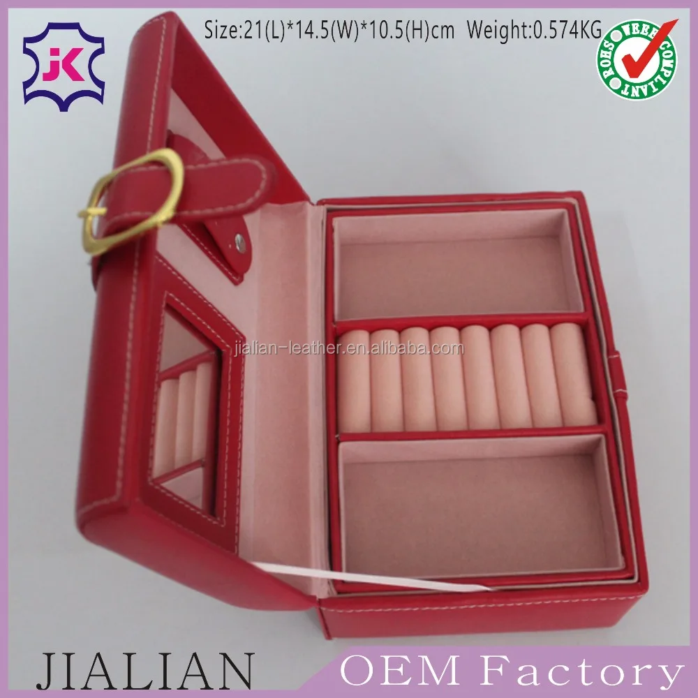 wholesale leather jewelry case, leather jewelry packaging boxes
