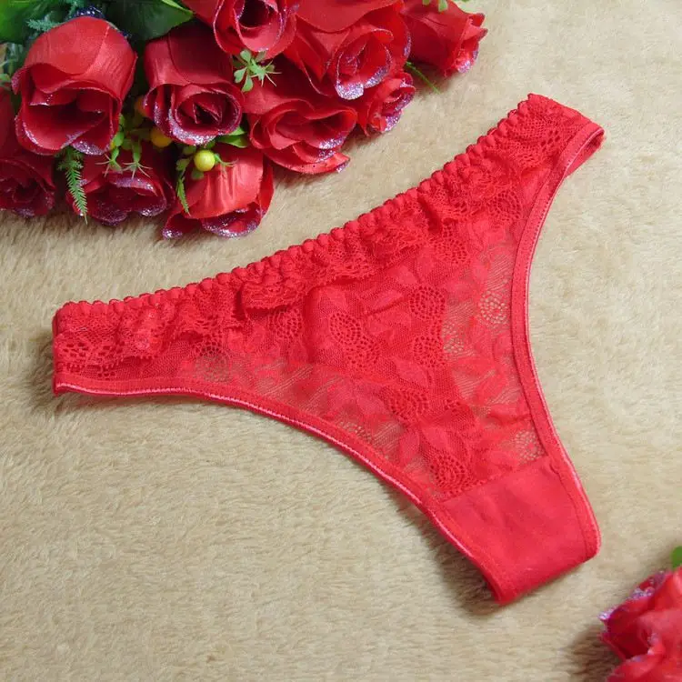 Stock New Arrival Lace Sey Panties transparent Underwear Women Briefs cotton Panties Sey Thongs G-string V-string Lady Lingerie