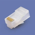 China factory abs amp 90 degree ftp cat6 rj45 cable modular jack plug