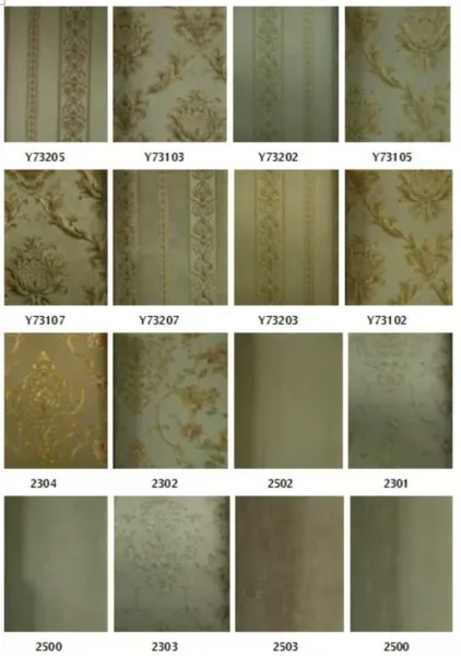 Chinese style waterproof fabric vinyl wallpaper Chinese style waterproof fabric vinyl wallpaper
