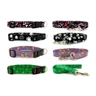 Custom pattern high quality pet accessories dog leash, matching collar /harness available