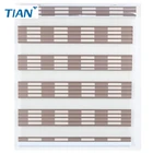 Day and night double layer zebra roller blinds