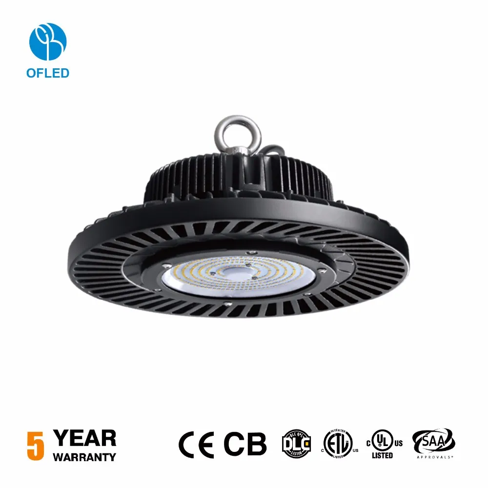 5 Years Warranty 140lm/w SMD3030 IP65 Zigbee Dali Warehouse 240w Led High Bay Light Waterproof UFO High Bay - ANKUX.COM