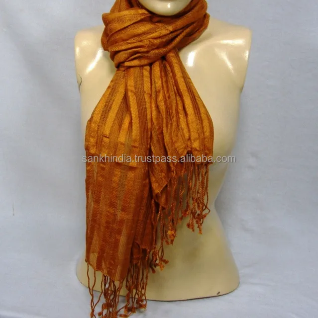 netted weave viscose neck wrap women"s stole, scarf