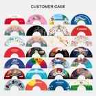 Folding Fans Bamboo Folding Fan Chinese Personalized Mini Bamboo Folding Hand Fans Custom Design Printed