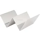 stainless steel 1 or 2 component solid taco holder, taco holder stand, holds 1 or 2pcs tacos