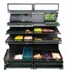 Supermarket shelf for vegetable and fruit display