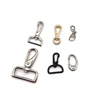 ROHS certificate 32mm metal swivel spring dog leash snap hook for pet strap