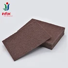 Customized kitchen cleaning brown abrasive scouring pad