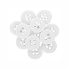 Low Price Pants sewing accessories white resin button