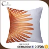 Top quality high precise orange embroidered luxury cushion cover for home bedding