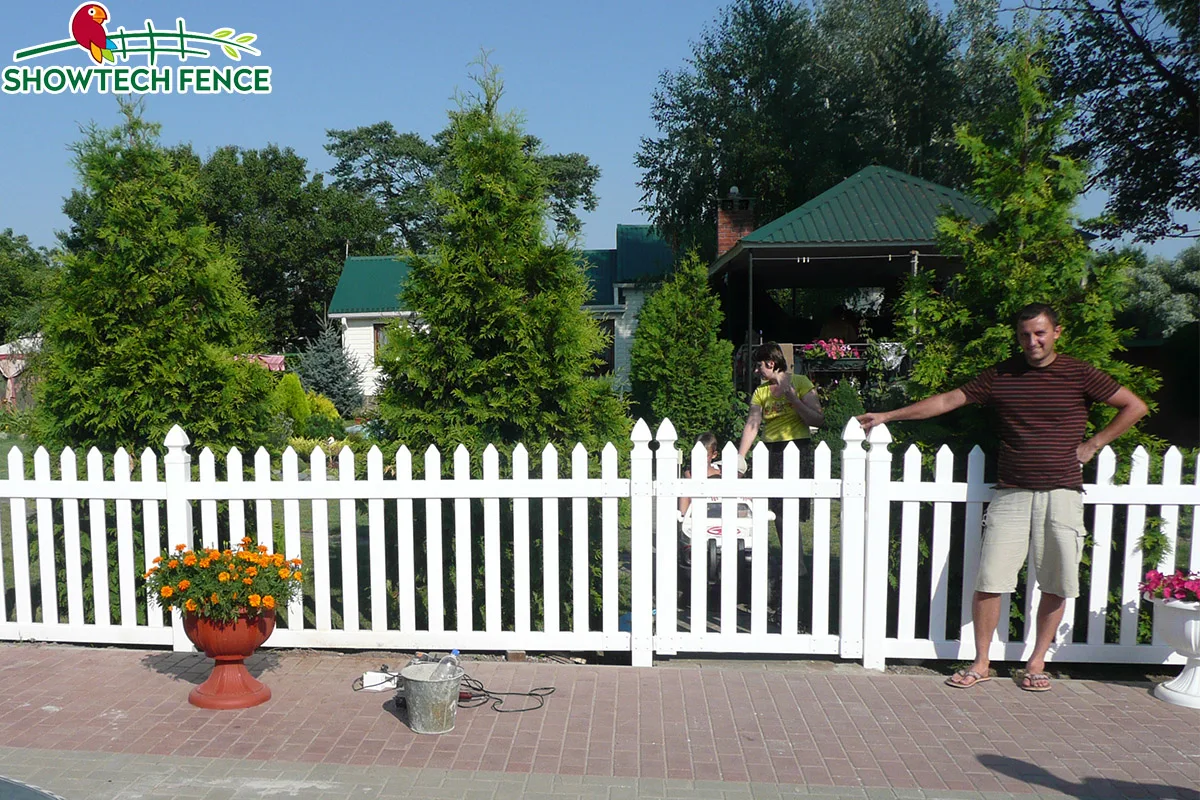 hot sale cheap pvc picket fence for sale