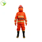 High Visibility Workwear 100% Cotton Emergency Rescue Uniform Reflective Firefighters Uniforms For Sale