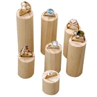 wooden ring holder ring display stand wooden ring display rack