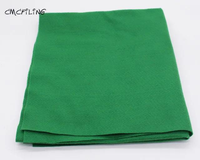 Green Hard Felt Fabric 1mm Thickness Polyester Cloth Of Home