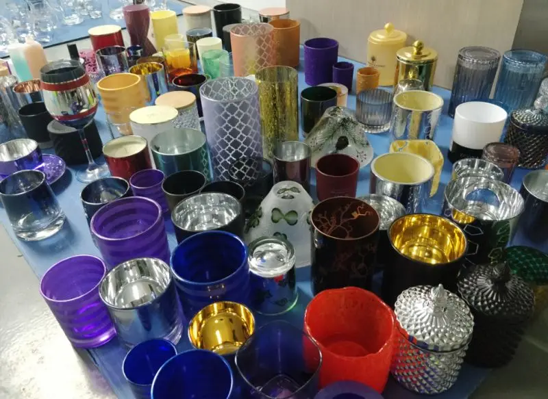 Plating glass candle holder factory, Wholesale Mercury glass votives, Glass candlestick, Candle jar/container for wedding