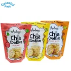 Reusable packaging bags aluminum foil stand up maylar custom zipper pouch