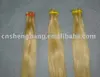 Top Quality 0.5g 50" Blond Hair Pre-bonded Stick Hair Human Hair Bulk