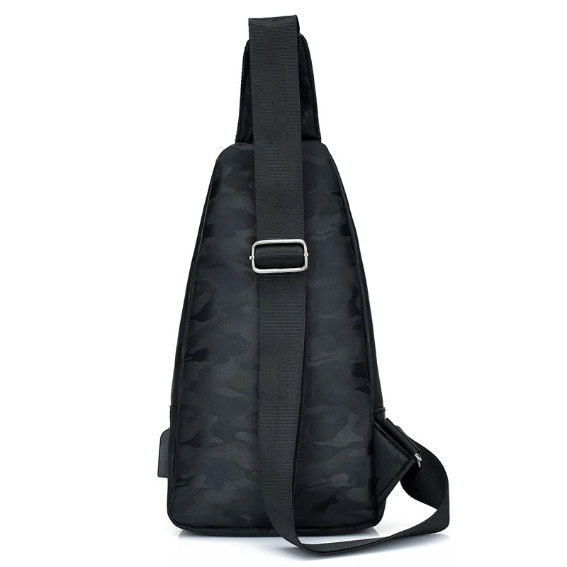 Anti Theft Backpack Men USB Rechargeable Polyester Chest Bag Casual Boy Single Shoulder Teenager Bags Sac A Dos Homme BP0207 (5)