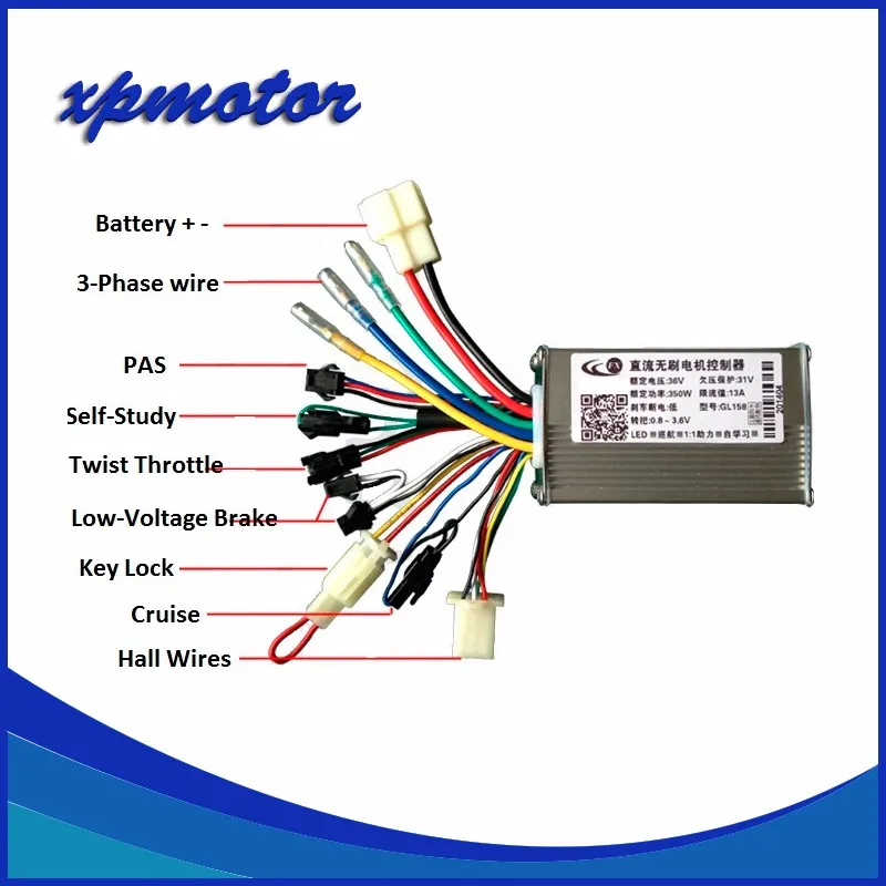 Livraison Gratuite En Ligne 6 Mosfet 250 W 350 W E Bike Moteur BLDC