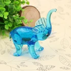 sophisticated technology elephant shaped crystal decorations glass artware