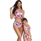 Summer Swimsuit Women Girls Family Match Bikini Set Mommy And Me Beachwear