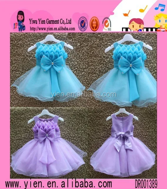 newest style oem baby dress high quality noble little princess