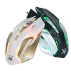 Professional oem factory wired optical led light glowing rgb 6d gaming mouse for computer game gamer