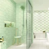Modern green colorwenczel bathroom feature ceramic wall tiles