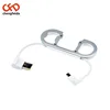 Universal 3 in 1 Bottle Opener Keychain with USB Charging Data Sync Cable for Android Phones