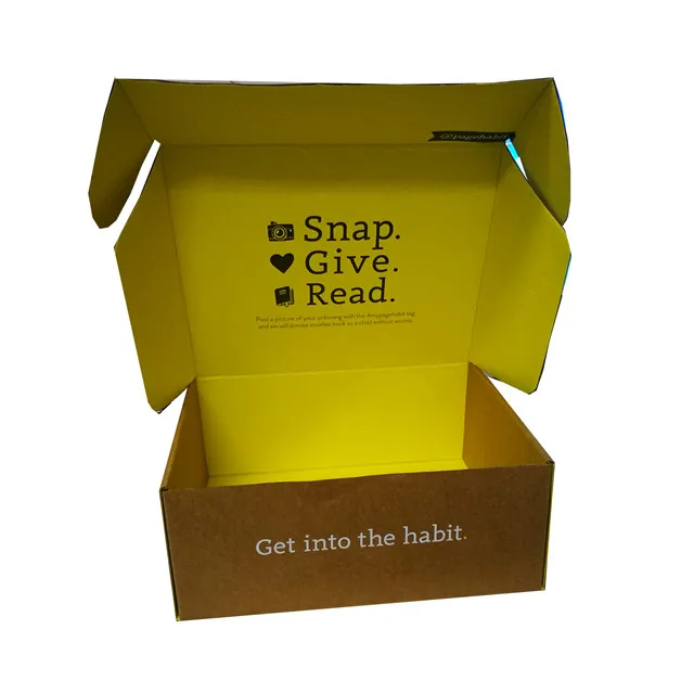 custom printed mailer boxes corrugated carton box