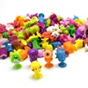 ZQX98 mini Little monsters silicone sucker mini animal toy for empty capsule toy