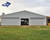 Galvanized Steel Frame Commercial Sheep Shed Farming Building With Roll UP Door