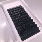 Factory direct sales bulk silk lash extensions wholesale synthetic hair eyelash extensions