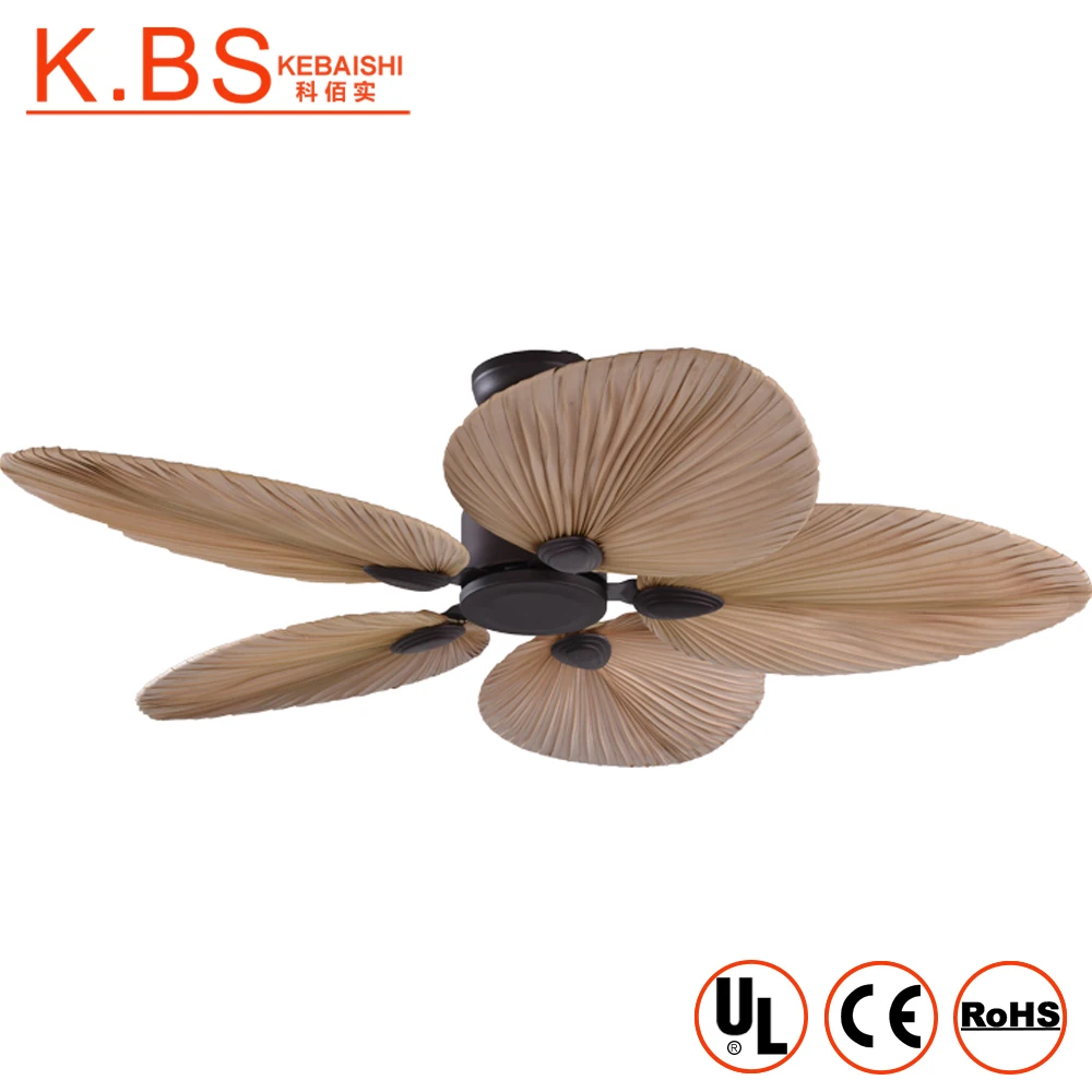 Wholesale Natural Style Fancy Decorative Palm Leaf Blade Ceiling Fan With Light Buy Palm Leaf Blade Ceiling Fan Decorative Ceiling Fan Modern