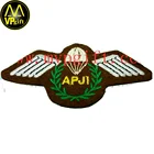 China manufacturer custom textile fabric embroidery sport team patch Badge