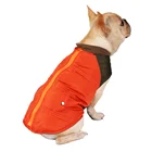 Eco-Friendly Stocked Cute Pongee Zipper Pet Clothes Dog Vest Dog Coat For All Season