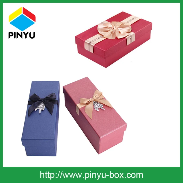 box custom rectangular color paper lid-off paper jewelry box