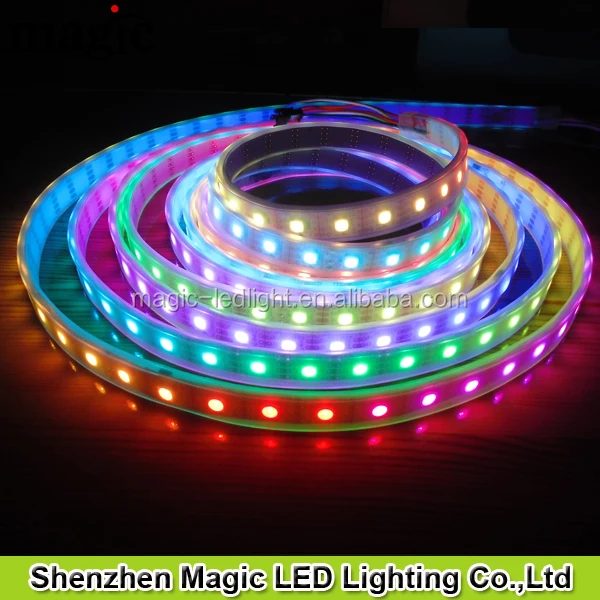 無電圧ドロップ 60 ピクセル/m 60 leds/m 12 ボルト ws2812b rgb柔軟な アドレス可能led ストリップ-問屋・仕入れ・卸・卸売り