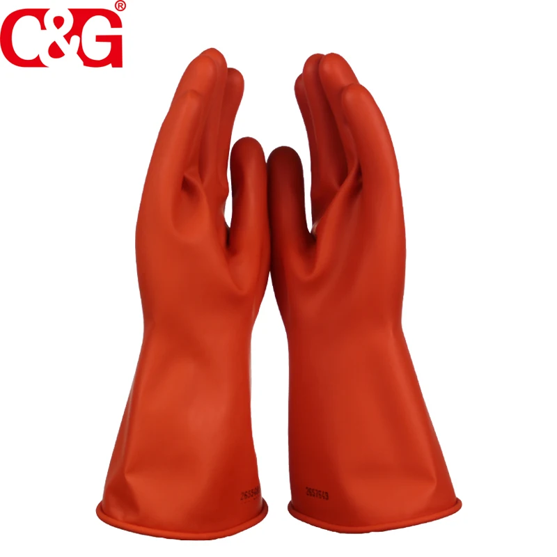 Class 00 Linemen's electrical insulating gloves and safety gloves