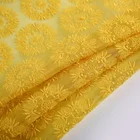 Upholstery China Supplier Dress Design Dubai Organza Embroidery Work On Fabric Stock Lot