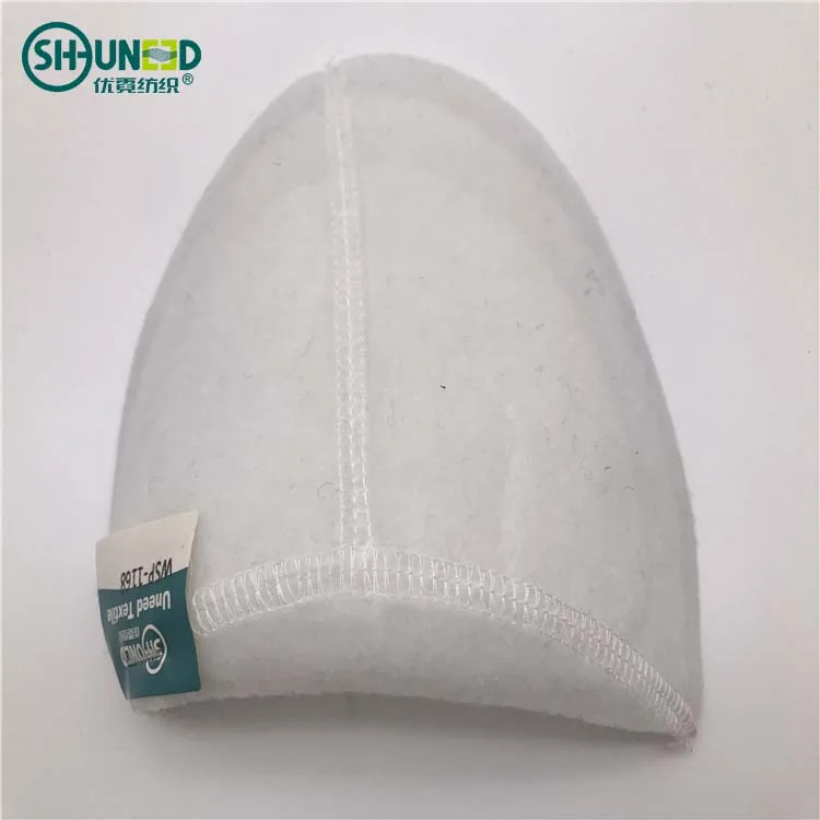 Polyester High Quality Eco-friendly Shoulder Pads for Lady's Suit Wholesale 500 Pairs 100% Polyester Latest Express/air/sea Free