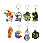 A free sample Gift 3d 2d quality keyring emoji soft pvc keychain With Customized Logo
