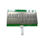 custom monochrome lcd alphanumeric display with reflective film